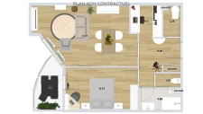 Appartement en vente avec balcon à Challans en résidence sén