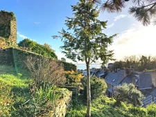  Maison pierres et ardoises, terrasse et jardin vue mer