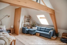 Fermette 2 chambres 1500 m2 de terrain clos. garage.puits .5