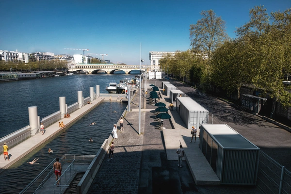 Se baigner à Paris