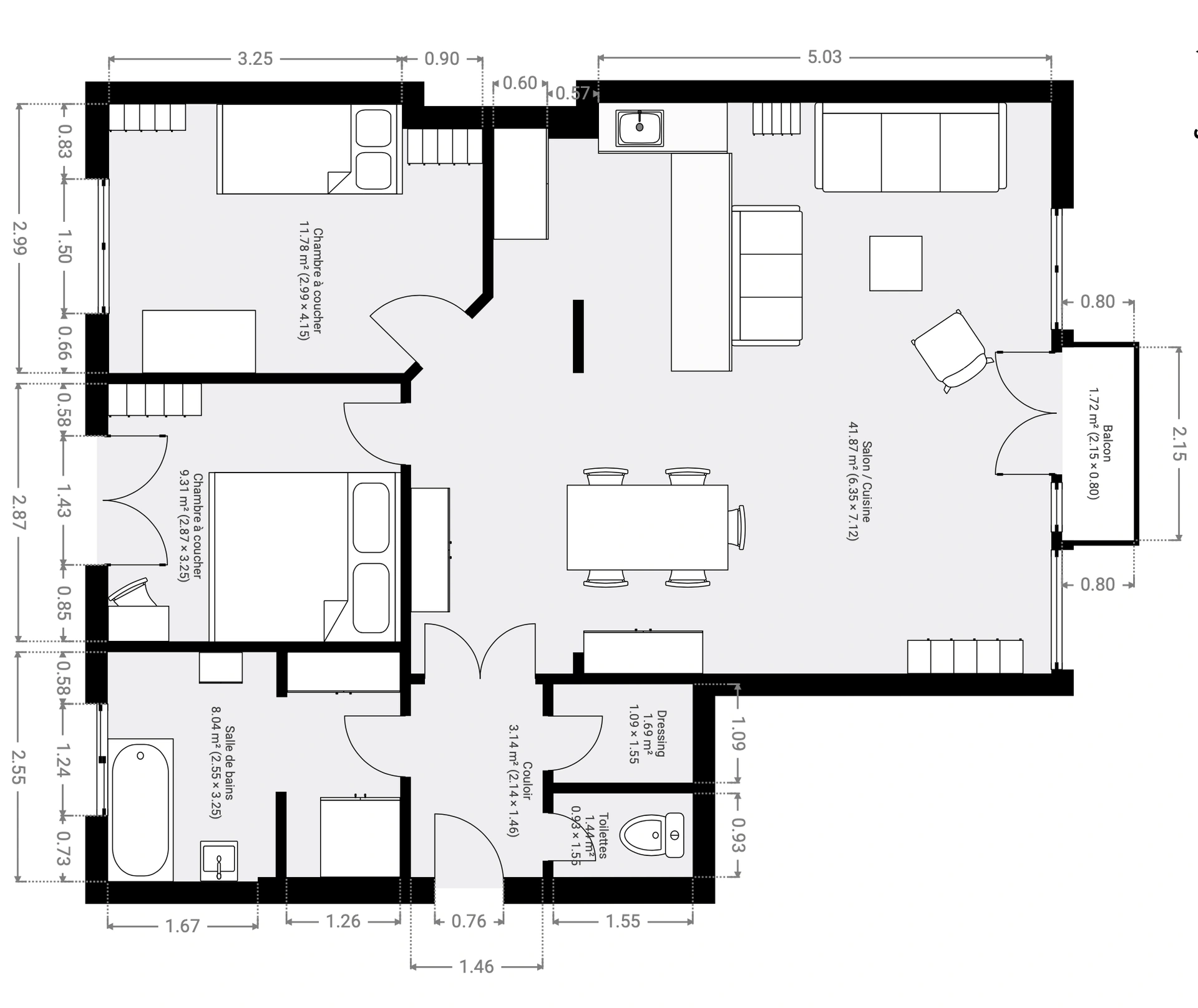 Appartement Lumineux rue de l'Hôpital Saint-Louis 9