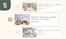 Sélectionner les biens qui vous ressemblent