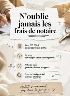 N'oublie jamais les frais de notaire