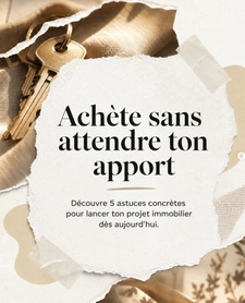 Tu repousses ton projet depuis deux ans en attendant d'avoir "assez" d'apport.