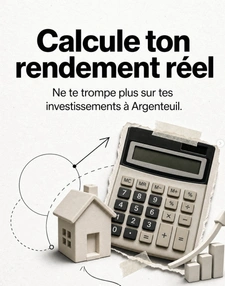 Tu calcules un rendement brut.