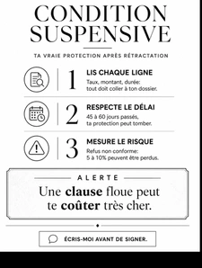 La signature du compromis. Le soulagement.