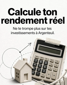 Tu calcules un rendement brut.