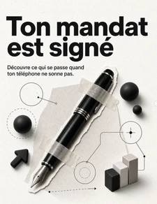 Tu signes un mandat. Et puis... silence. 😅