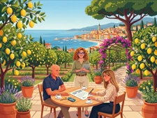 ☀️ Entre Annecy et Calais : Une passation parfaite au soleil de Menton pour une jeune acheteuse ! 🤝