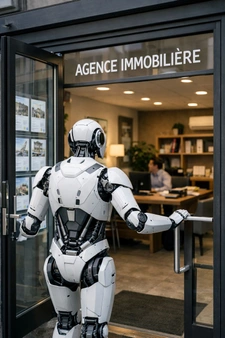 Quand l’IA pousse la porte de l’agence immobilière