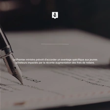 Tout savoir sur : Michel Barnier rétropédale sur la hausse des frais de notaire.