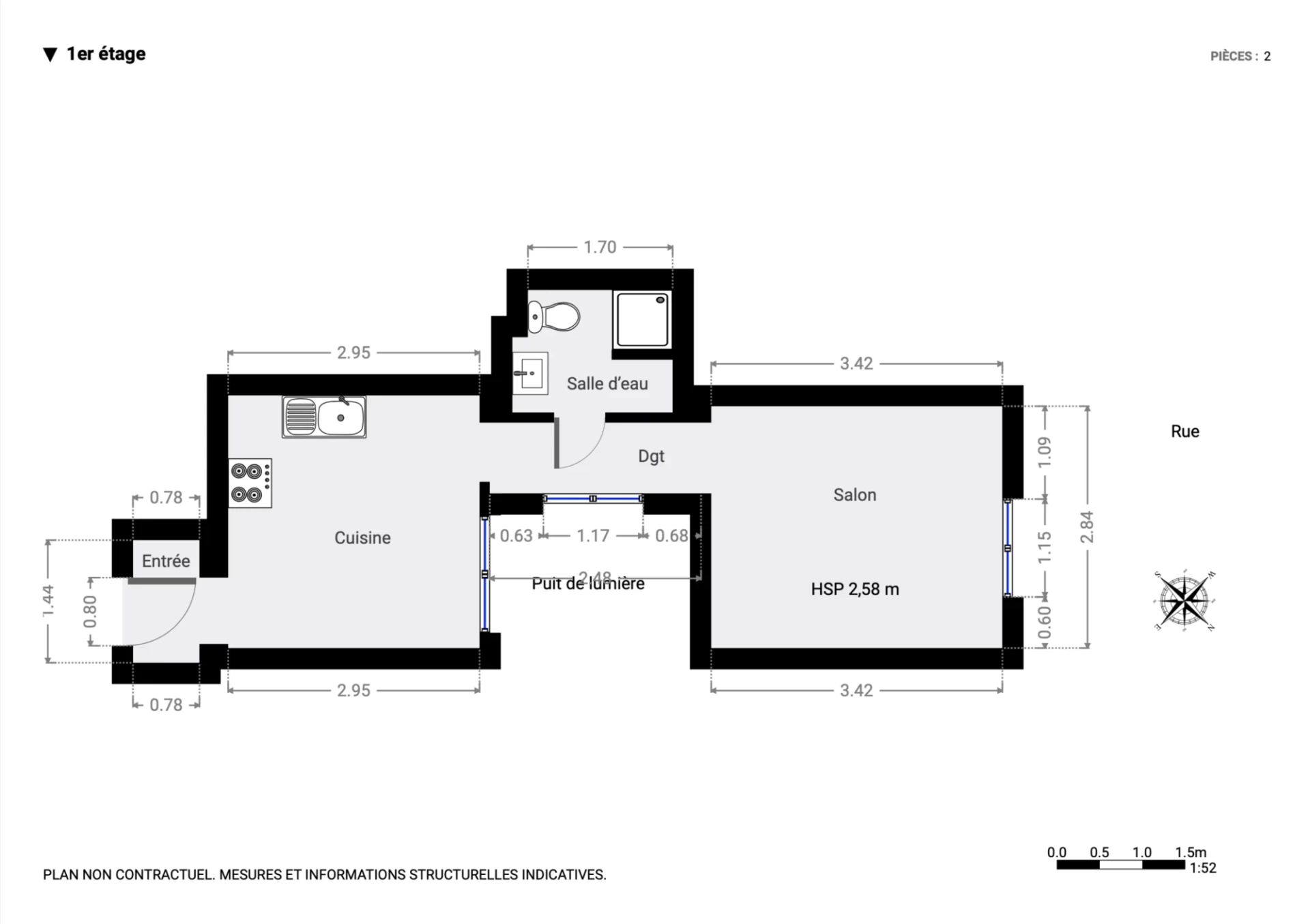 PARIS 10 - QUARTIER PORTE SAINT-MARTIN - APPARTEMENT 2 PIÈCES 9
