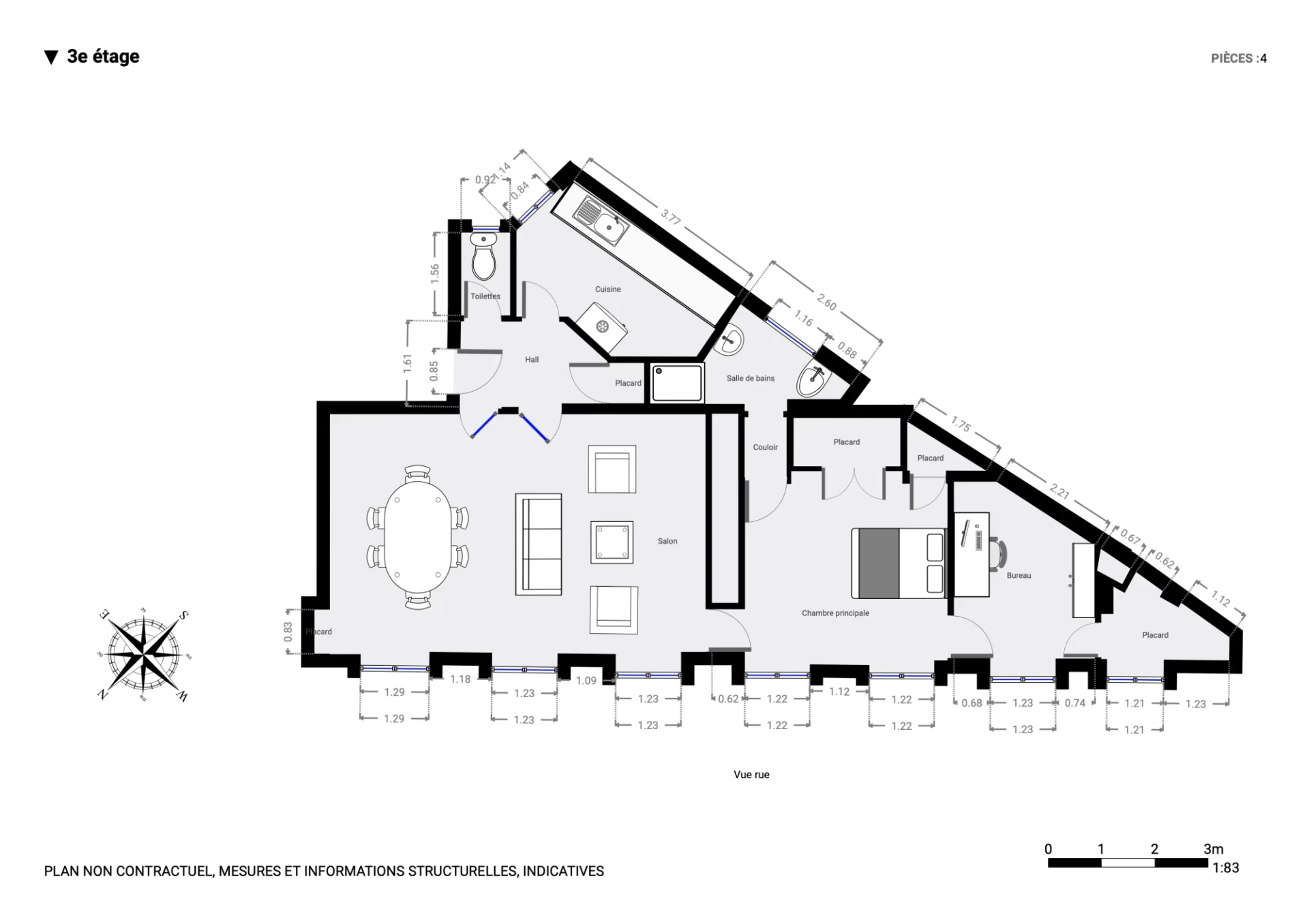 PARIS 10 - QUARTIER SAINT-VINCENT DE PAUL - APPARTEMENT 3 PIÈCES 9