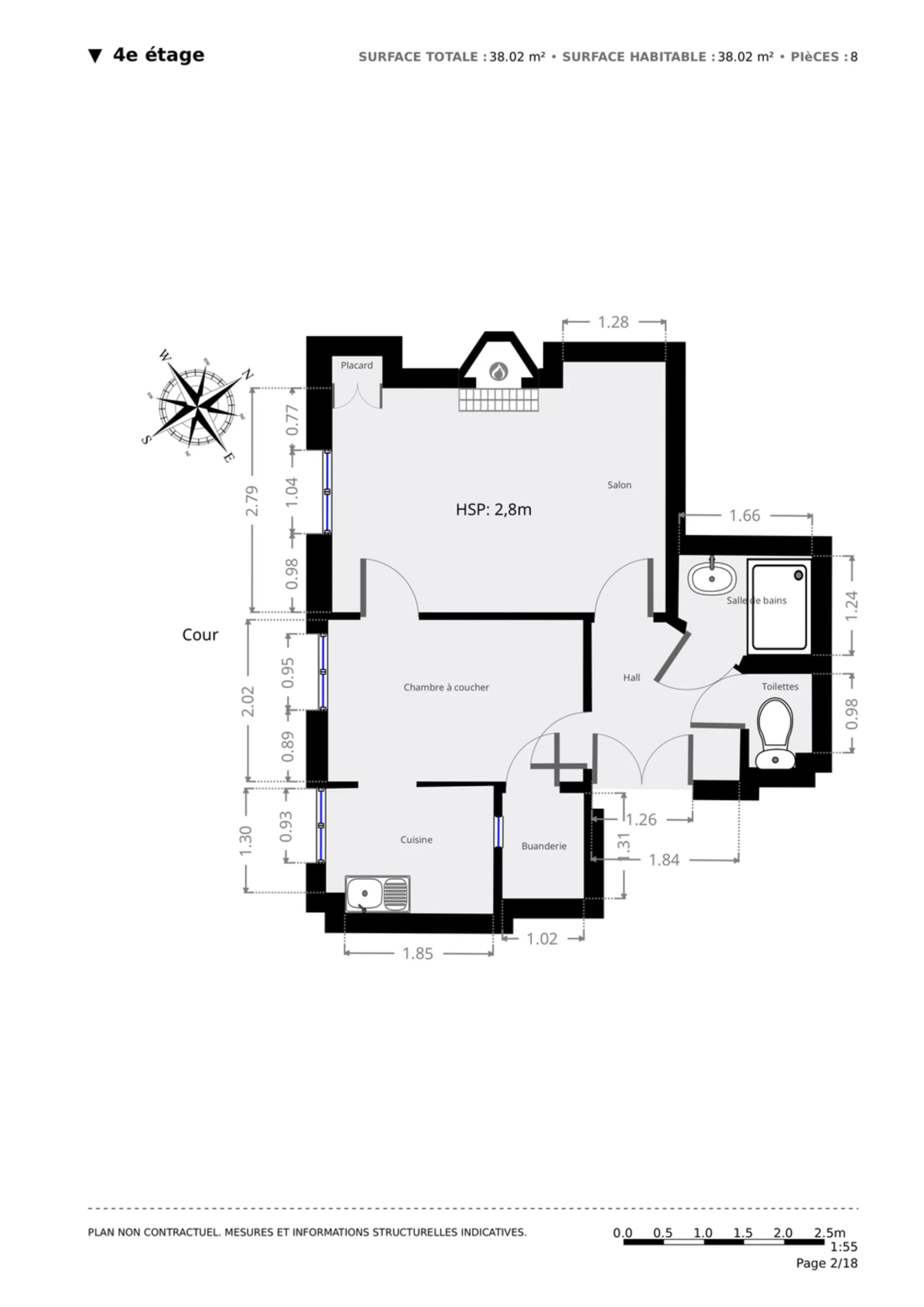 PARIS 10 - QUARTIER PORTE SAINT-MARTIN - APPARTEMENT 2 PIÈCES 9