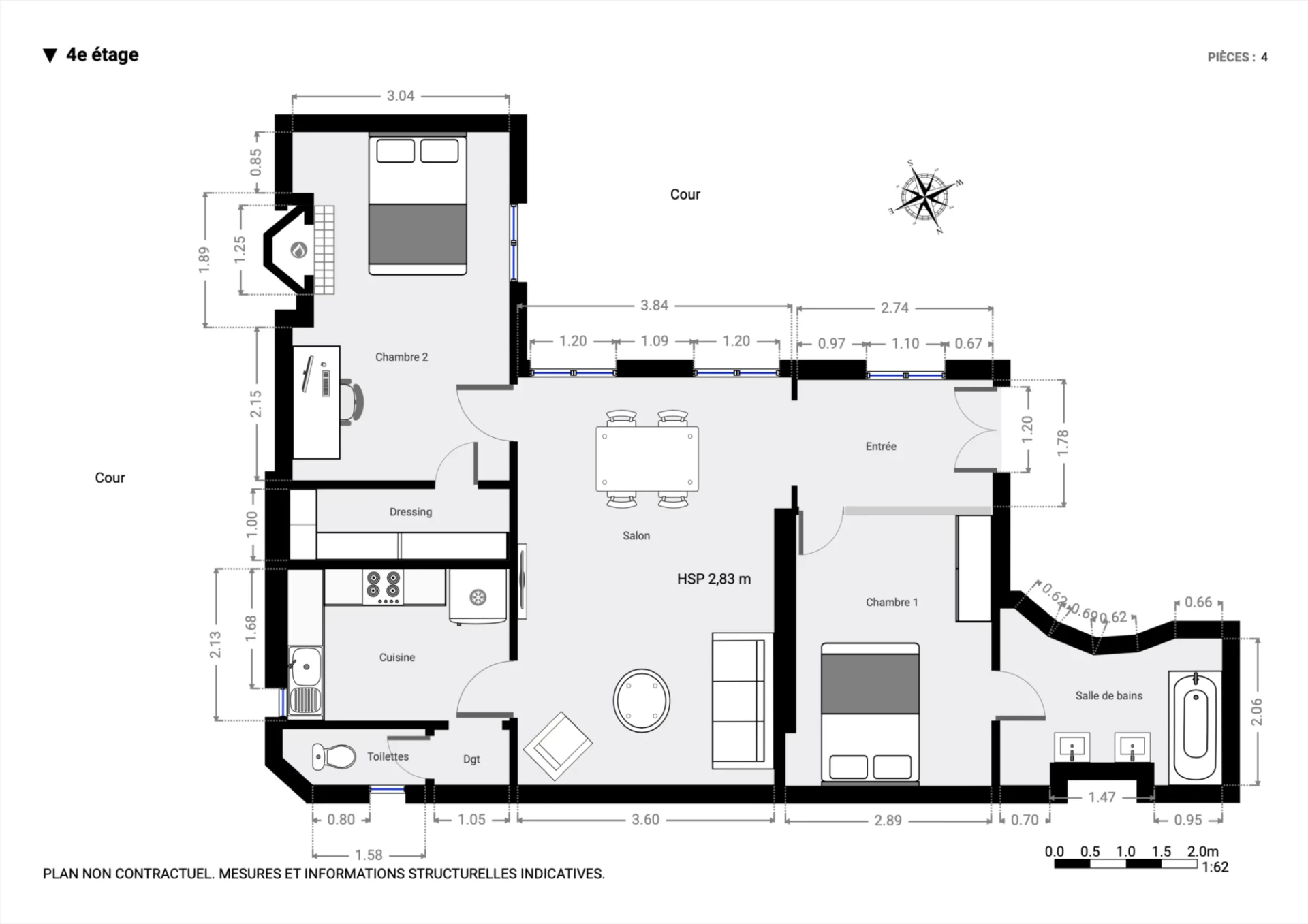 PARIS 10 - QUARTIER PORTE SAINT-MARTIN - APPARTEMENT 2 PIÈCES 9