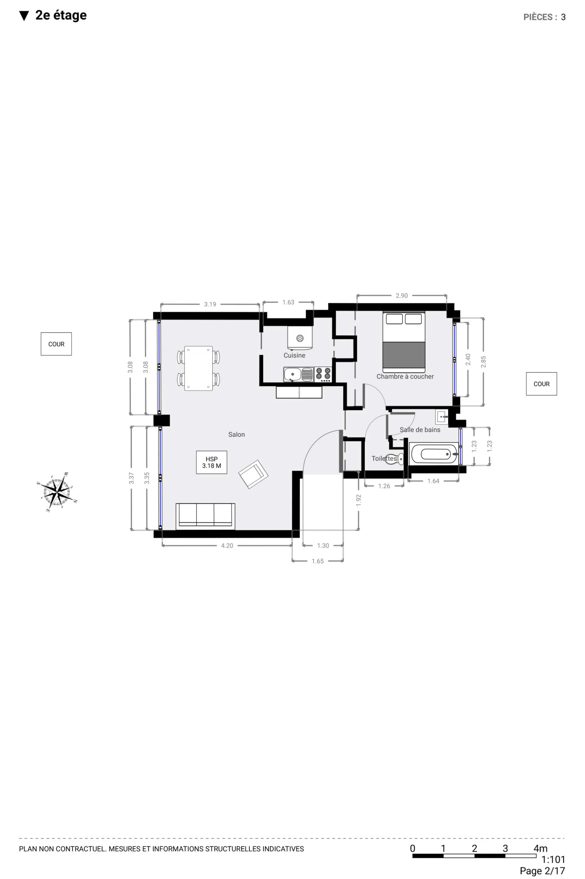 PARIS 10 - QUARTIER PORTE SAINT-MARTIN - APPARTEMENT 2 PIÈCES 9