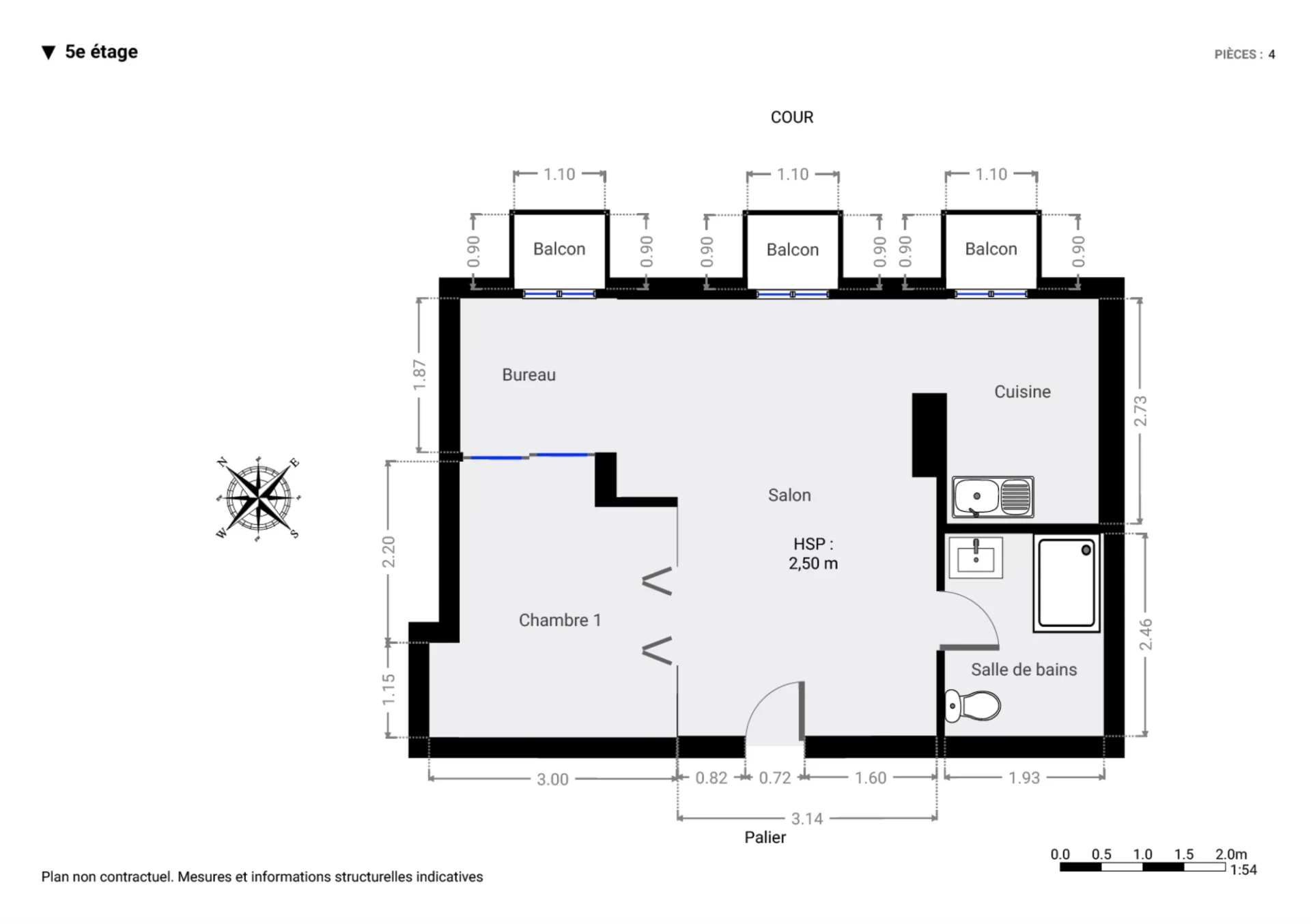 PARIS 10 - QUARTIER PORTE SAINT-MARTIN - APPARTEMENT 2 PIÈCES 9