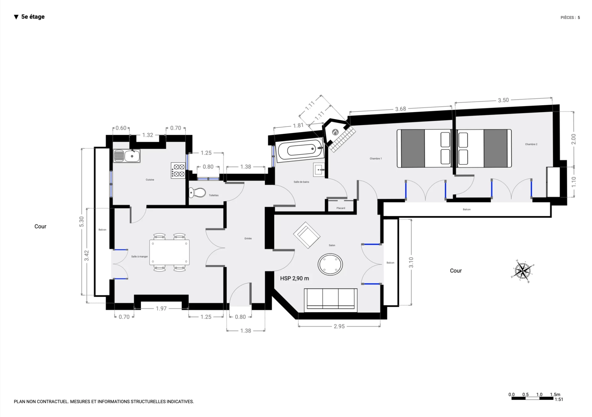 PARIS 10 - QUARTIER PORTE SAINT-MARTIN - APPARTEMENT 3 PIÈCES 9