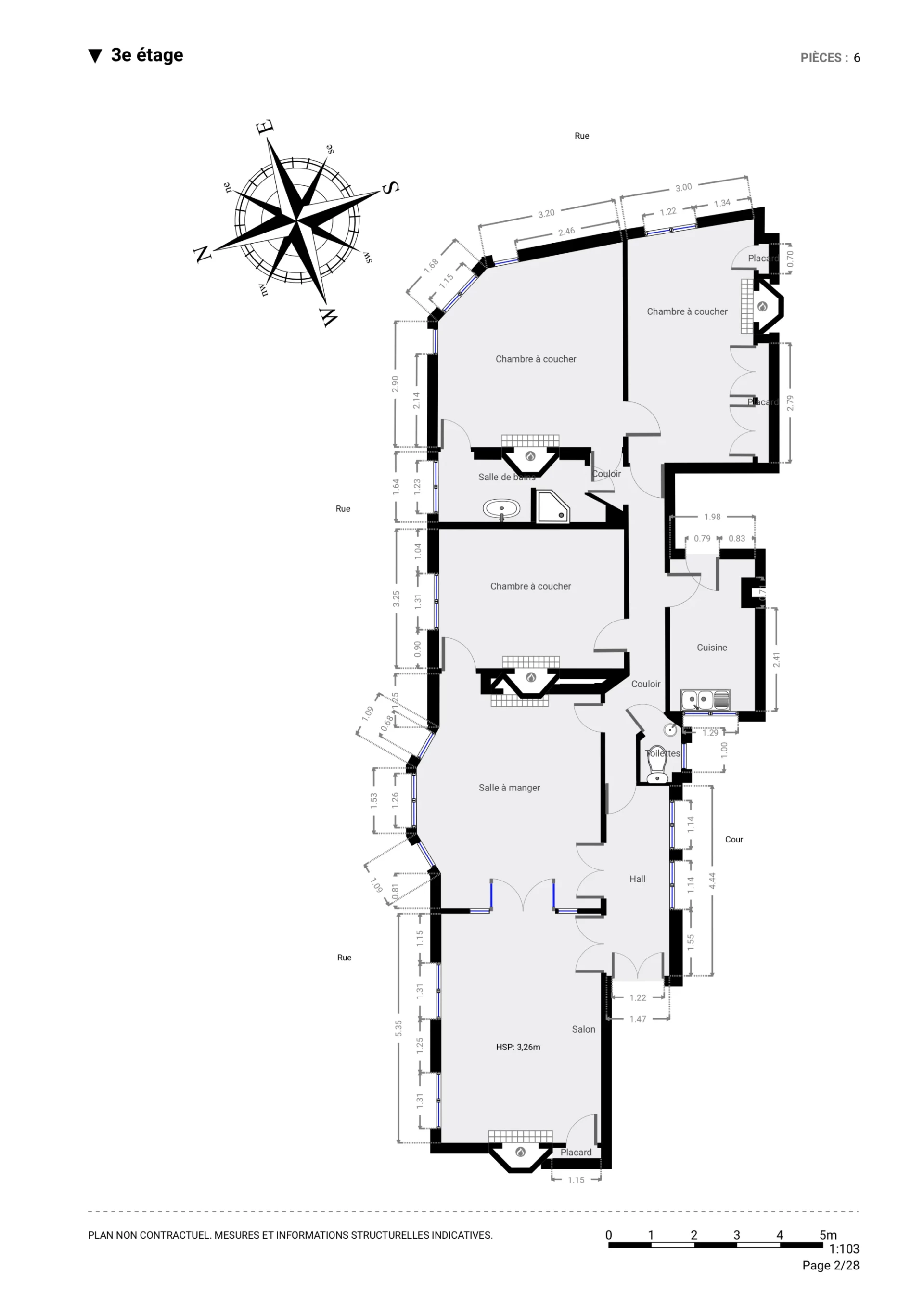 PARIS 10 - QUARTIER PORTE SAINT-MARTIN - APPARTEMENT 5 PIÈCES 8