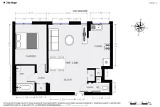 PARIS 19 - QUARTIER VILLETTE - APPARTEMENT 2 PIÈCES 9