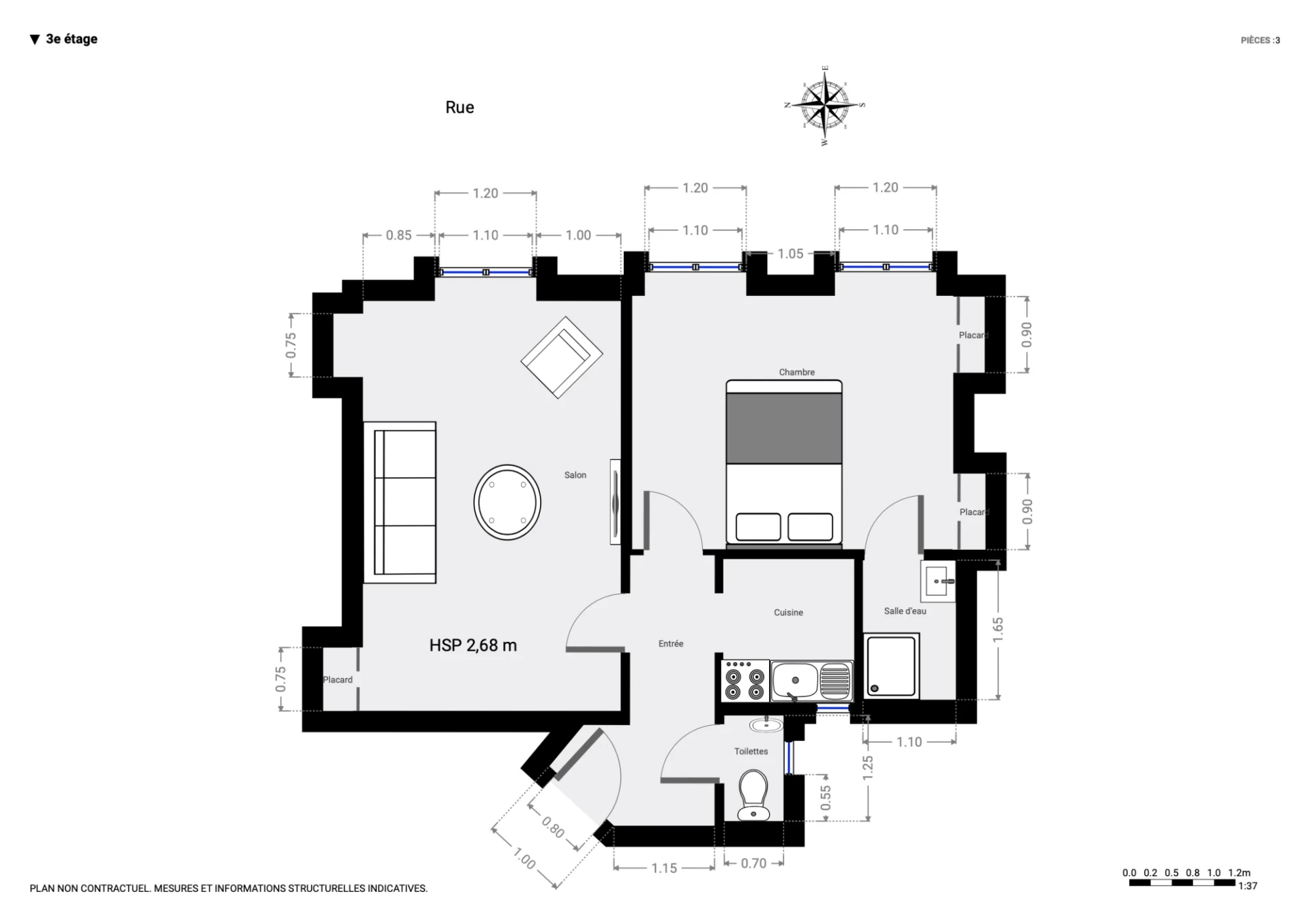 PARIS 10 - QUARTIER PORTE SAINT-DENIS - APPARTEMENT 2 PIÈCES 8