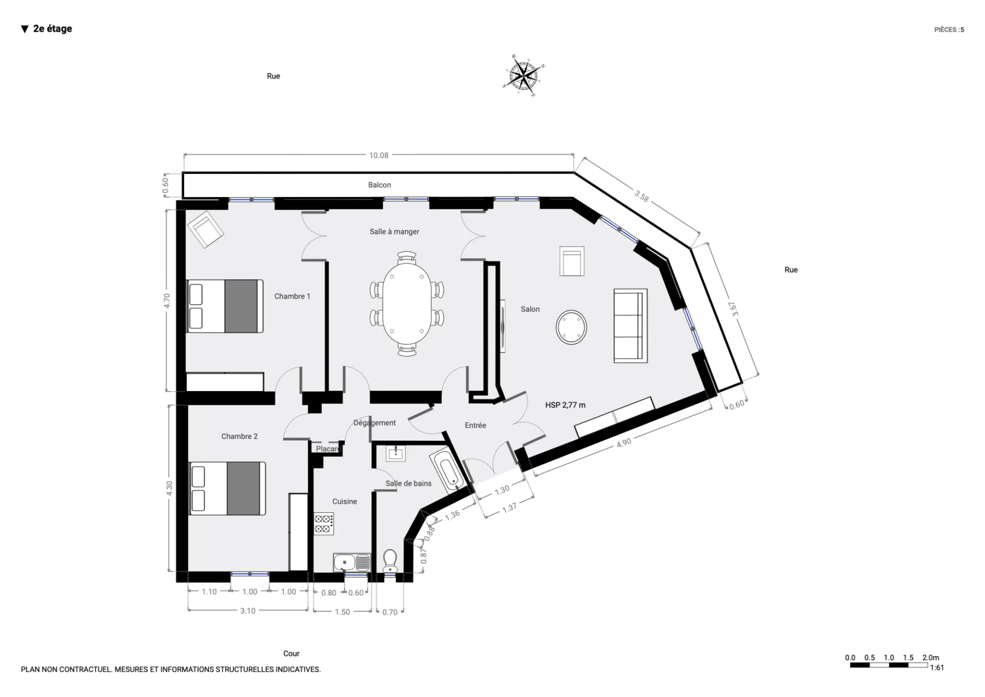 PARIS 10 - QUARTIER PORTE SAINT-MARTIN - APPARTEMENT 4 PIÈCES 9