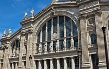 La Gare de l’Est et de la Gare du Nord à Paris