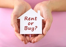 Comparaison financière entre acheter et louer.