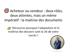 Acheteur ou vendeur : un jeu de rôles où l’agent immobilier doit exceller