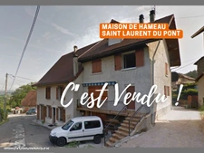 ✅ Maison vendue à Saint-Laurent-du-Pont (38380) : promesse signée pour cette belle maison en pierre de 113 m²