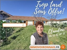 Villa récente de plain-pied en parfait état, 3 chambres, env...