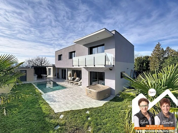 ? Villa moderne à vendre à Coublevie : un bien d’exception dans un environnement calme