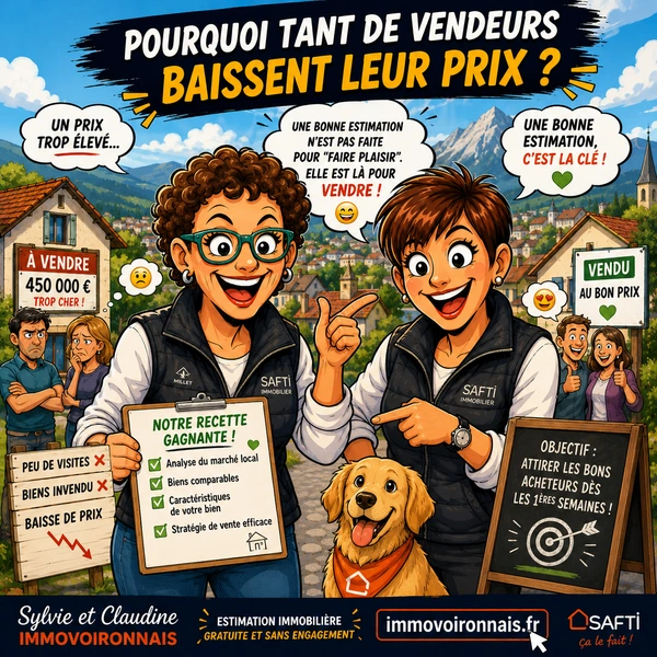 🏡 Pourquoi tant de vendeurs finissent par baisser leur prix ?