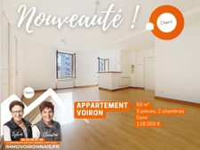 Appartement T3 à vendre à Voiron – Lumineux & Idéalement Situé