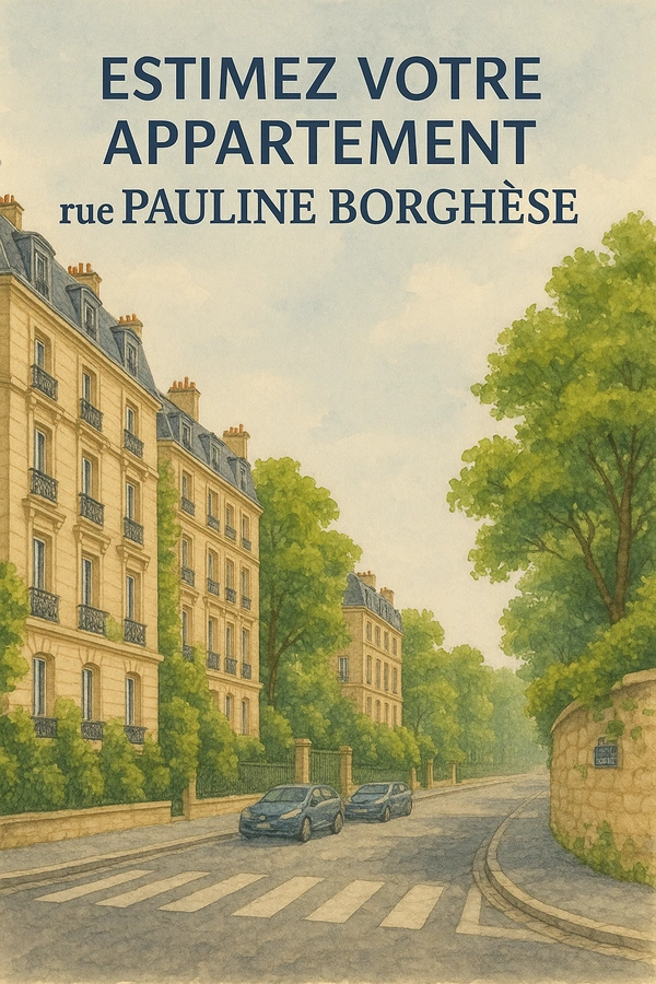 Estimez votre appartement rue Pauline Borghèse à Neuilly-sur-Seine - Valeur,  Prix au m2 rue Pauline Borghèse 92200