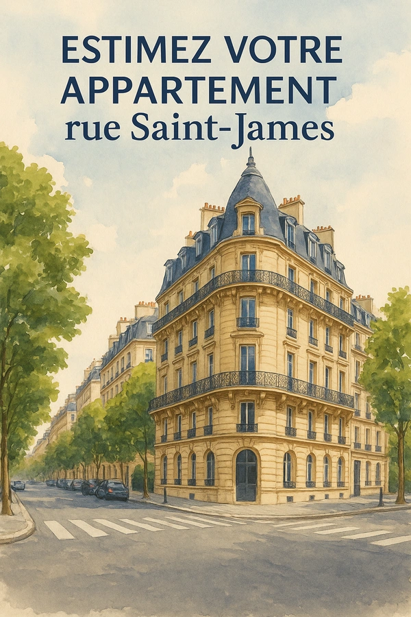 Estimez votre appartement rue Saint-James à Neuilly-sur-Seine - Valeur,  Prix au m2 rue Saint-James 92200