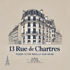 Vendu au 13 rue de Chartres : estimez le prix au m2 de votre appartement rue de Chartres à Neuilly-sur-Seine