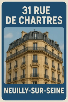 Vendre au 31 rue de Chartres : estimez le prix au m2 votre appartement rue de Chartres à Neuilly-sur-Seine