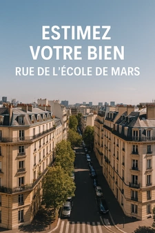 Estimez votre appartement rue de l’École de Mars à Neuilly-sur-Seine - Valeur,  Prix au m2 rue de l’École de Mars 92200