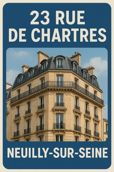 Vendre au 23 rue de Chartres : estimez le prix au m2 votre appartement rue de Chartres à Neuilly-sur-Seine
