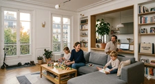 Immobilier Familial dans le 17e : La révolution des espaces modulables