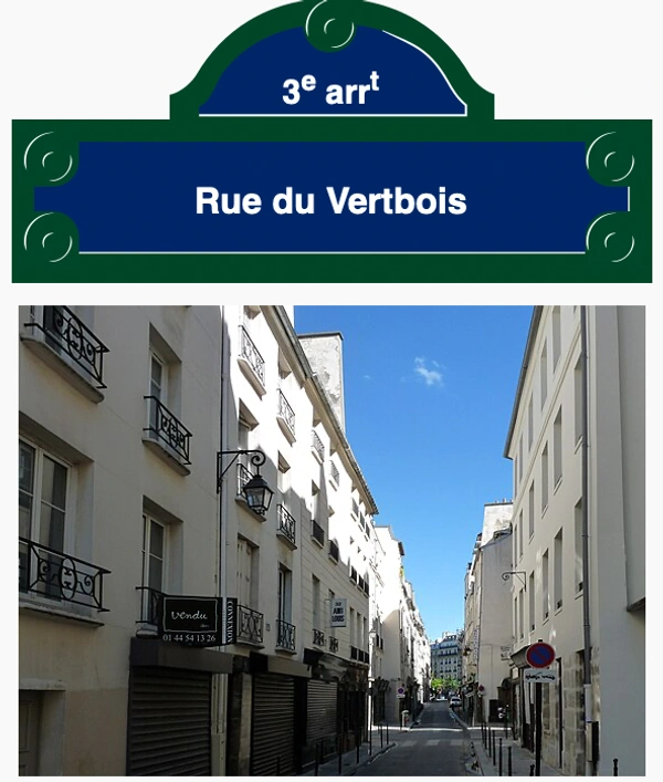 Rue du Vertbois PARIS 3