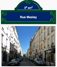 Rue Meslay PARIS 3