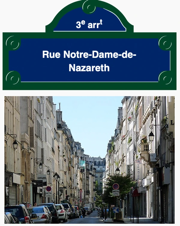 Rue Notre-dame-de-Nazareth PARIS 3