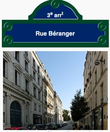 Rue Beranger PARIS 3