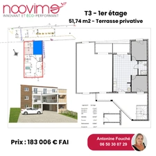 Appartements neufs T3 à Frossay (VEFA) FRAIS DE NOTAIRE OFFE