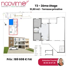 Appartements neufs T3 à Frossay (VEFA) FRAIS DE NOTAIRE OFFE
