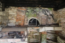 Propriété ancienne en cours fermée. 21