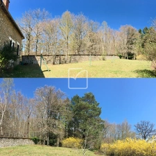 Belle maison en pierres couverte en ardoises sur terrain de  8