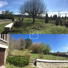 Belle maison en pierres couverte en ardoises sur terrain de  7